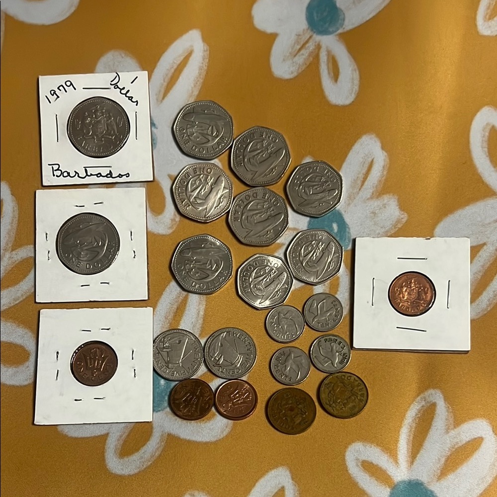20+ Assorted Barbados Coin Collection 1973-2009
